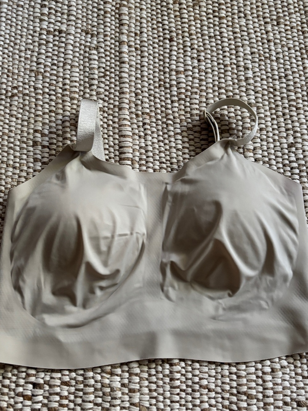 Seamless Longline Comfort Bra in Taupe